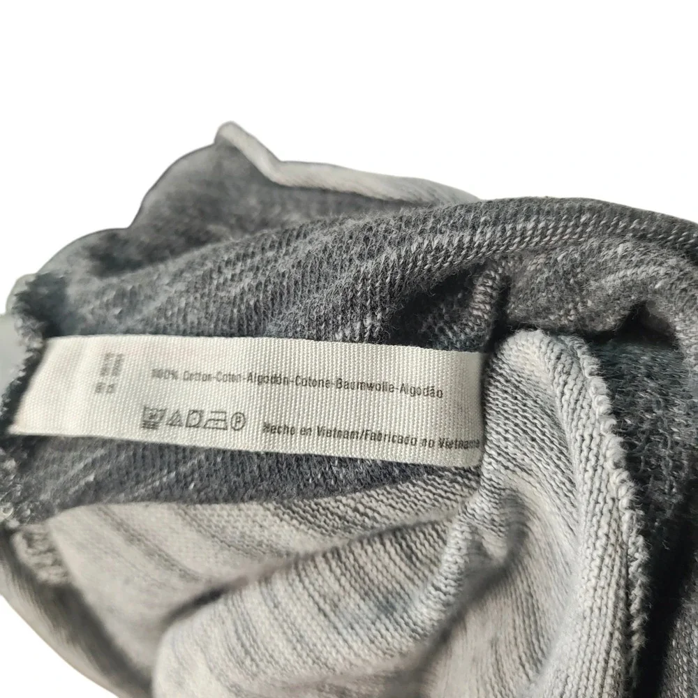 Free People Beach Cocoon Cowl Top Gray Space Dye Cozy Athlesiure Slouchy OS